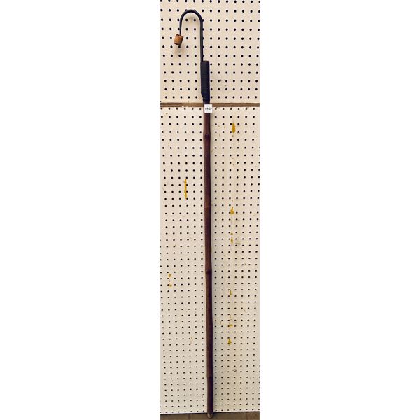 ANTIQUE FISH HOOK W/ BAMBOO HANDLE - 58 in