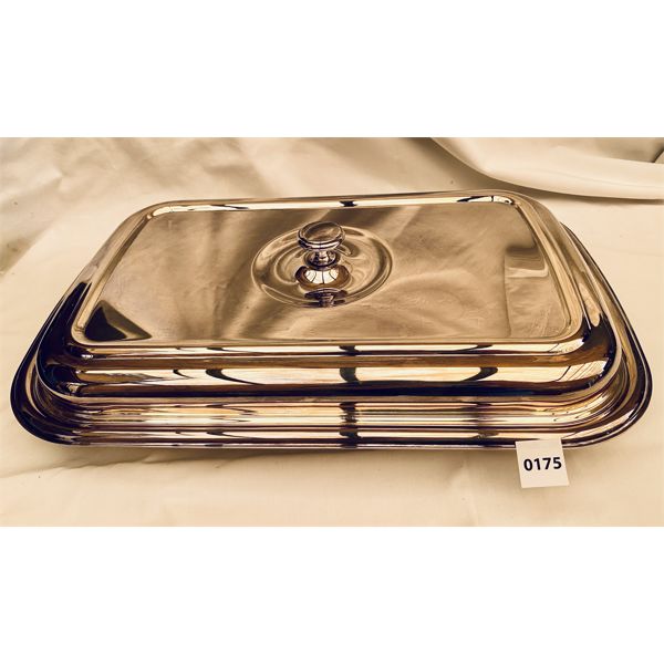 14 in SERVING DISH W/ LID