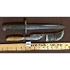 207  LOT OF 2  UNKNOWN BAYONET AND SMALL KNIFE MARKED SWEDEN