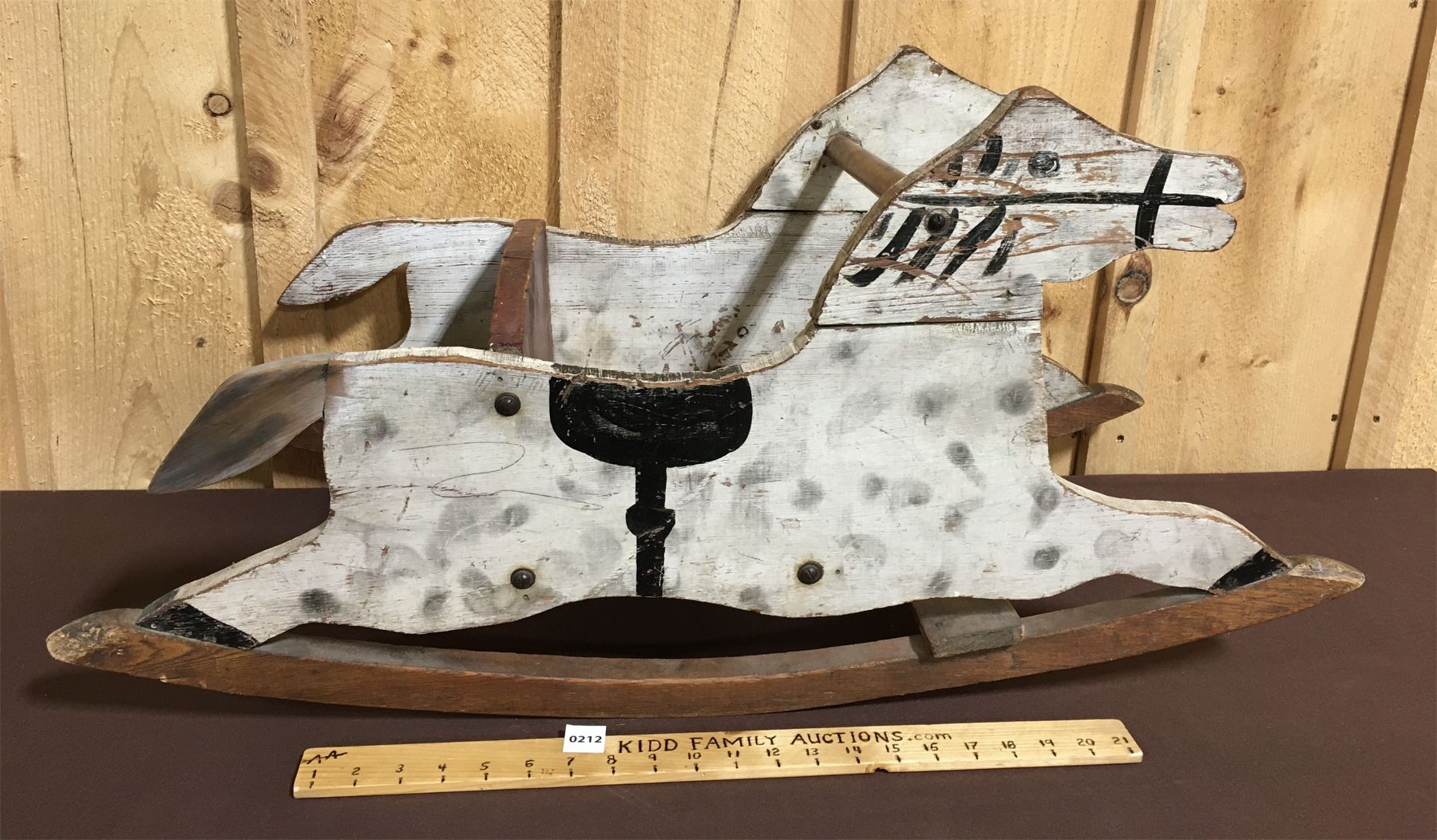 ANTIQUE SHOO-FLY ROCKING HORSE