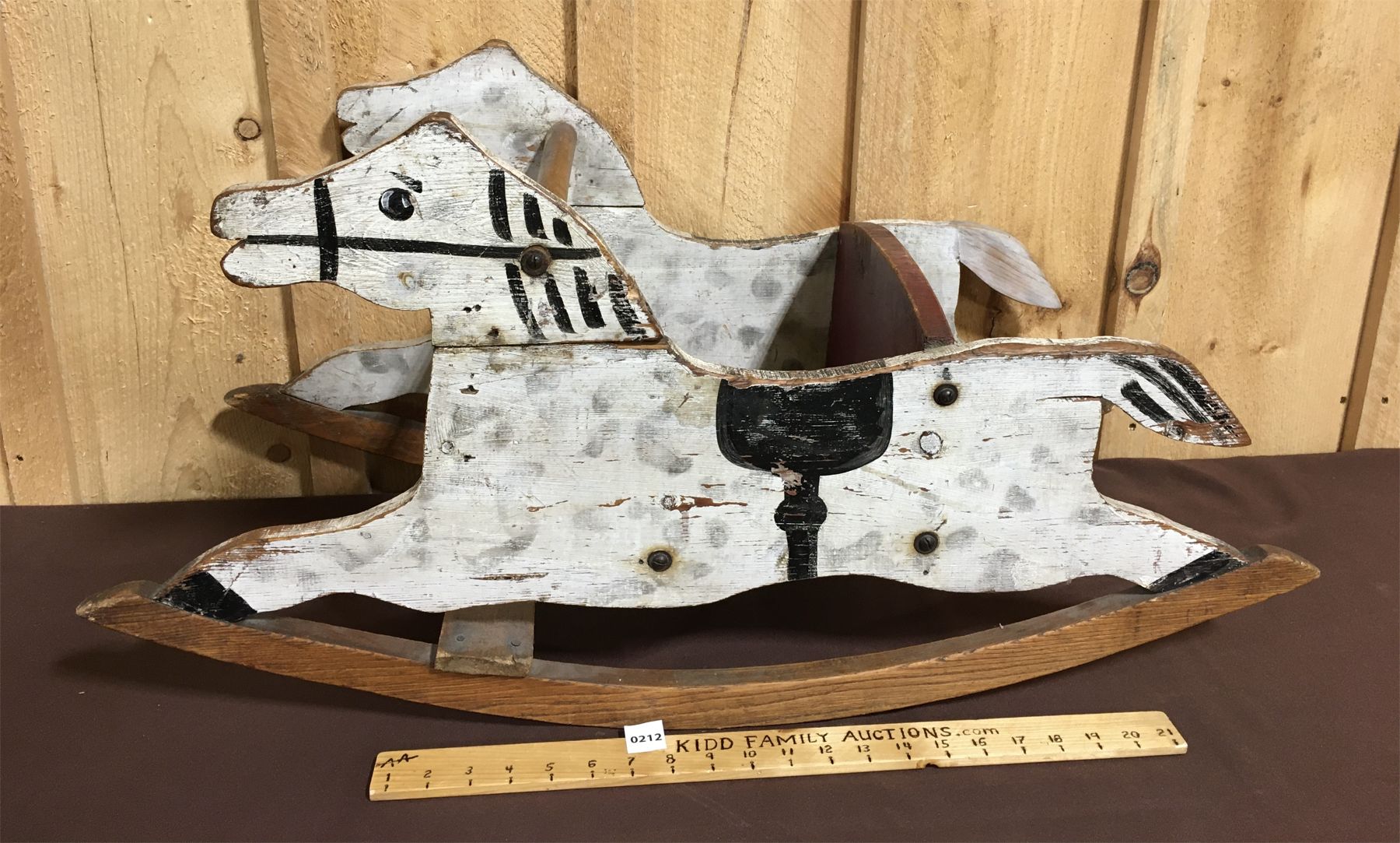 ANTIQUE SHOO-FLY ROCKING HORSE
