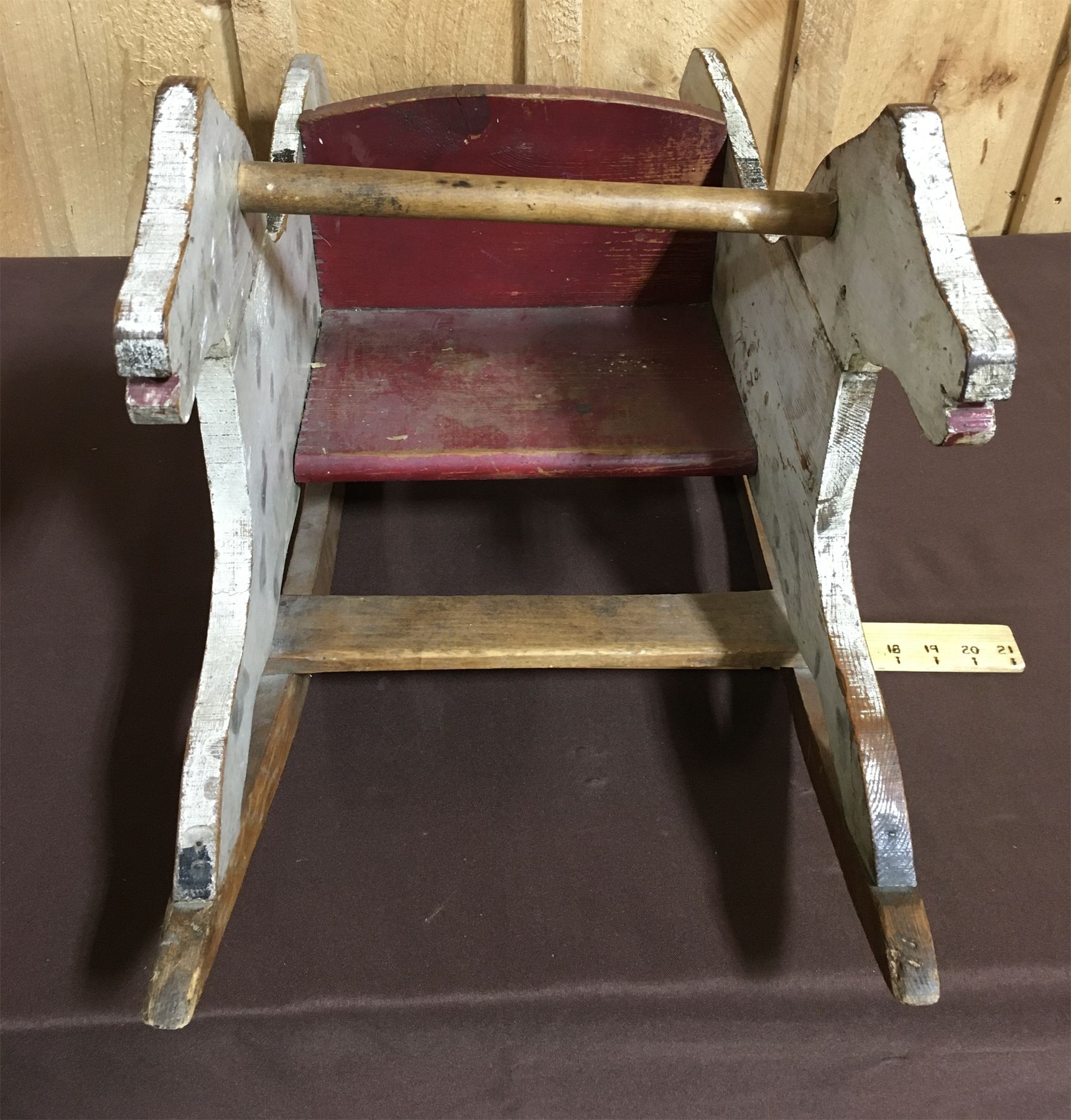 ANTIQUE SHOO-FLY ROCKING HORSE - Kidd Family Auctions