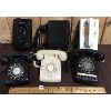 Image 1 : LOT OF 6 - VINTAGE ROTARY TELEPHONES 
