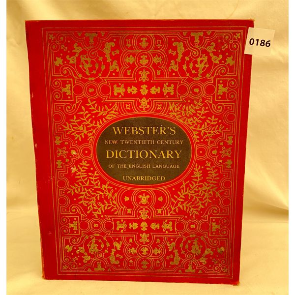 WEBSTER'S DICTIONARY - 1965 - 4 in THICK