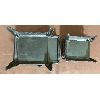 Image 2 : LOT OF 2 - CRESCENT CAST IRON MINATURE STOVES
