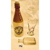 Image 1 : LOT OF 3 - ALEXANDER WALKER (ORANGEVILLE) GINGER BEER & 1946 FAIR GLASS & T. STEVENSON CHEMIST'S BOT