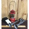Image 2 : LOT OF 3 - COLEMAN LANTERN, AUTOMOTIVE HORN AND PAPER DISPENSER