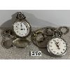 Image 1 : LOT OF 2 - CARO STOP WATCH & HENRY POCKET WATCH - UNTESTED