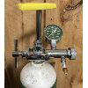 Image 2 : VINTAGE OHIO OXYGEN CANNISTER ON STAND