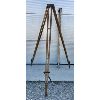 Image 2 : LOT OF 2 - SURVEYORS TRANSIT STAND/TRIPOD AND RULER