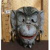Image 1 : ANTIQUE HAND CARVED MONKEY MASK - 4 x 8 x 9in