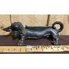 Image 1 : CAST IRON DACHSHUND BOOT SCRAPER - 13.5in LONG