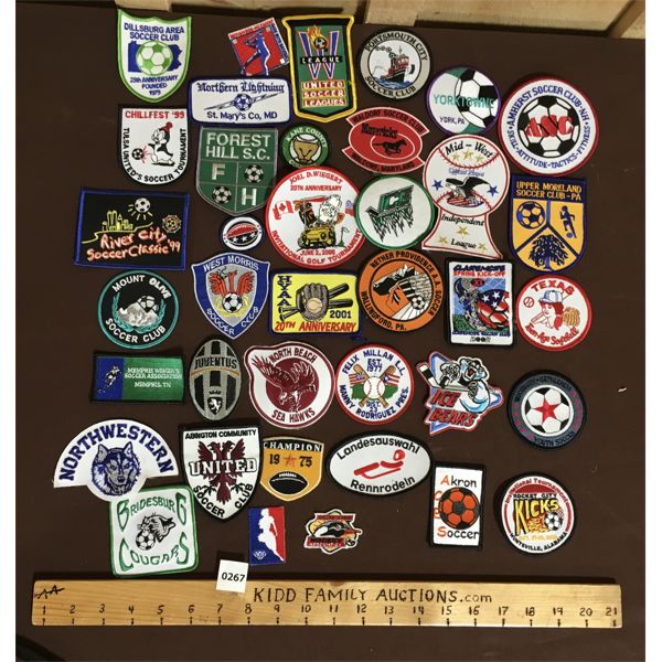 JOB LOT - QTY MISC SPORTS PATCHES