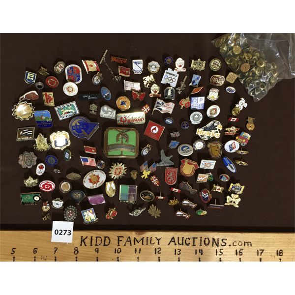 JOB LOT - LARGE QTY OF PINBACKS