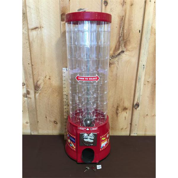 CANADIAN SNACK TOWER VENDING MACHINE - 33in