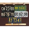 Image 1 : LOT OF 5 - 1950's MICHIGAN LICENSE PLATES