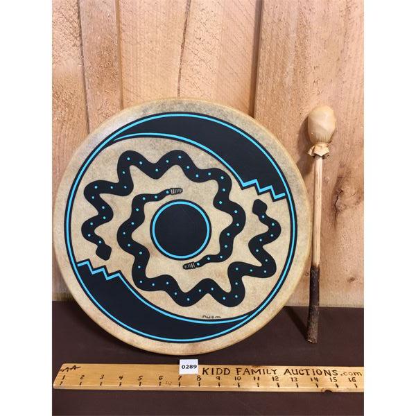 THE DANCE OF THE SERPENTS DRUM - 14in DIA