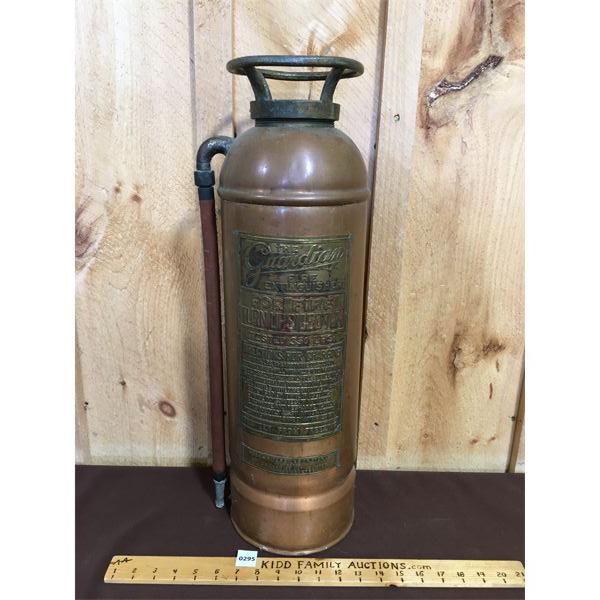 THE GUARDIAN COPPER FIRE EXTINGUISHER - 24in TALL