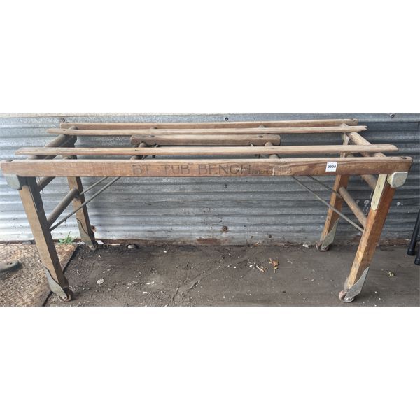 ANTIQUE BEATTY TUB STAND - APPROX 42 in