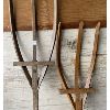 Image 2 : LOT OF 2 - PRIMITIVE HAY FORKS - ALL WOOD