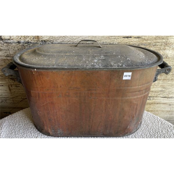 COPPER BOILER W/ LID