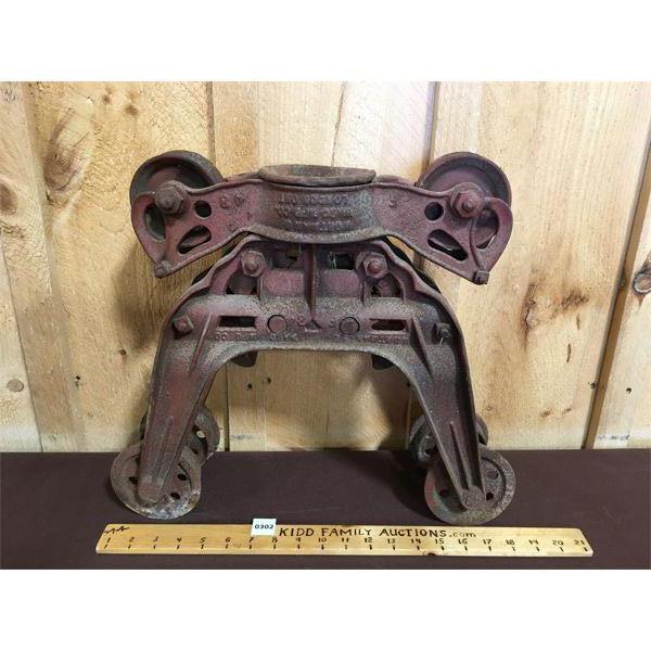 CAST IRON HAY TROLLY - LONDON ONTARIO