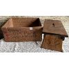 Image 1 : LOT OF 2 - GRAND OLD PARR WHISKEY CRATE & HOMEMADE STOOL
