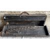 Image 1 : ANTIQUE WOODEN TOOL BOX W/ ORIG PAINT - 6 X 1 X 32 in