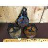 Image 1 : LOT OF 3 - BARN PULLEYS 