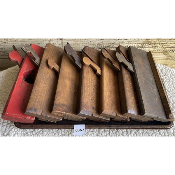 LOT OF 7 - ANTIQUE TRIM PLANES