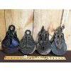 Image 1 : LOT OF 4 - RUSTIC BARN PULLEYS 