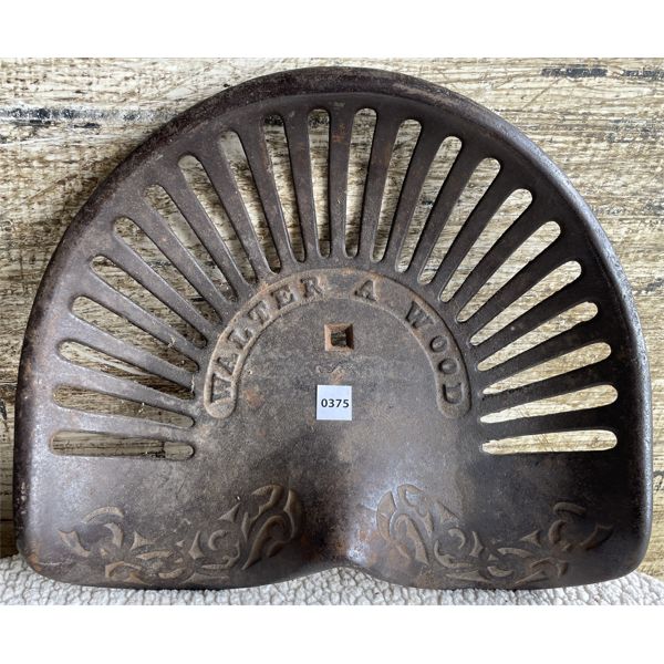 WALTER A WOOD CAST IMP SEAT