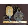 Image 1 : LOT OF 2 - LARGE PULLEYS 