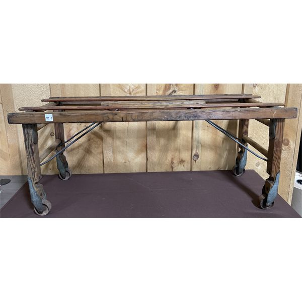 ANTIQUE BEATTY WASH TUB STAND