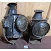 Image 1 : LOT OF 2 - ANTIQUE ADLAKE CARRIAGE LAMPS