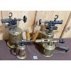 Image 1 : LOT OF 4 - ANTIQUE BRASS BLOW TORCHES
