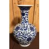 Image 1 : BLUE MOTIF VASE - 15 in