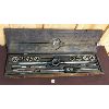 Image 1 : WELL'S CO - ANTIQUE TAP & DIE SET W/ ORIG WOOD CASE