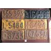 Image 1 : LOT OF 6 - ONTARIO LICENSE PLATES - 1920's-1930's
