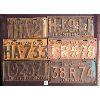 Image 1 : LOT OF 6 - ONTARIO LICENSE PLATES - 1920's-1930's