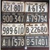 Image 1 : LOT OF 8 - ONTARIO LICENSE PLATES - 1950's-1960's
