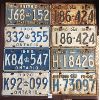 Image 1 : LOT OF 8 - ONTARIO LICENSE PLATES - 1960's-1970's