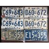 Image 1 : LOT OF 3 - ONTARIO LICENSE PLATE PAIRS - 1977, 79, 80