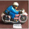 Image 2 : WIND-UP TIN POLICE MOTORCYCLE - MADE IN KOREA