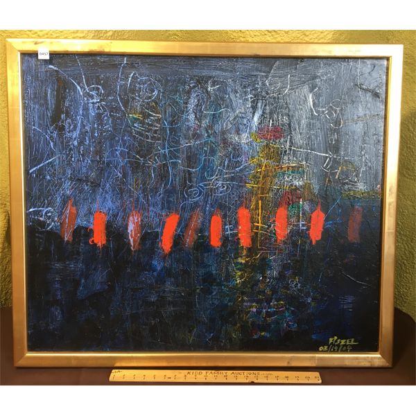 FISZEL - ACRYLIC ON CANVAS - 32.5 x 38in