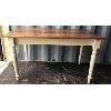 Image 2 : PRIMITIVE WOODEN KITCHEN TABLE - 24.5 x 26 x 47.5in