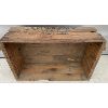 Image 2 : CHICLETS WOODEN SHIPPING CRATE - 11 x 21 x 32in