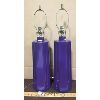Image 2 : LOT OF 2 - PURPLE DESIGNER TABLE LAMPS 