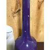 Image 2 : PURPLE DESINGNER LAMP W/ SHADE - 34 in
