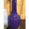 Image 3 : PURPLE DESINGNER LAMP W/ SHADE - 34 in
